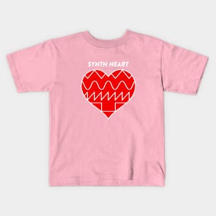 SYNTH HEART (red) #5 Kids T-Shirt